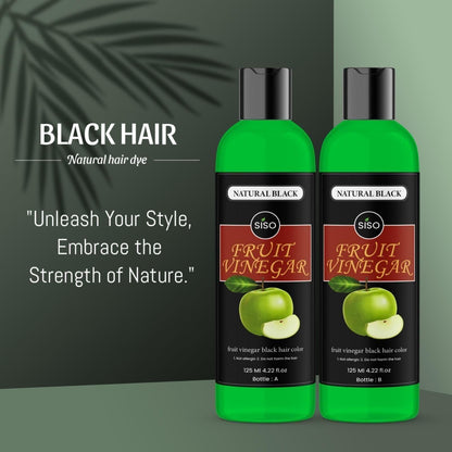 SISO FRUIT VINEGAR Shampoo (Pack of 2) 125ml
